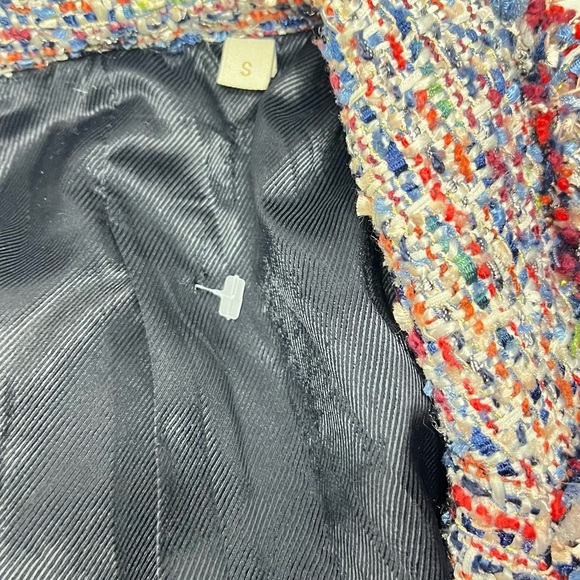 Zara Colorful Tweed Jacket - Picture 8 of 12